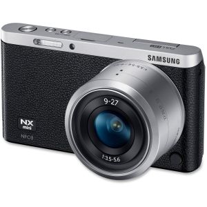 Samsung NXF1 20.5 Megapixel Mirrorless Camera with Lens - 9 mm - 27 mm - Black