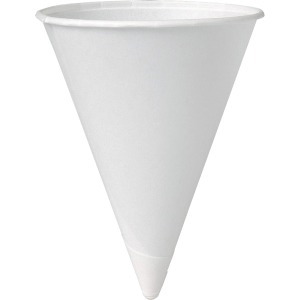 Solo Eco-Forward 4 oz Treated Paper Cone Water Cups
