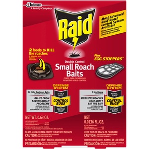 Raid Double Control Small Roach Baits