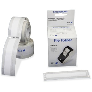 Seiko SLP-FLB White/Blue File Folder Labels