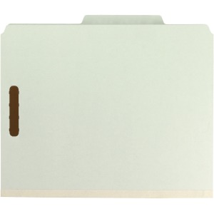 Smead 2/5 Tab Cut Letter Recycled Classification Folder