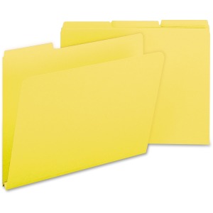 Smead Colored 1/3 Tab Cut Letter Recycled Top Tab File Folder