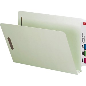 Smead Straight Tab Cut Legal Recycled Top Tab File Folder