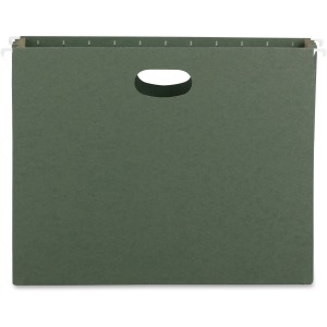 Smead Hanging File Pockets, 3-1/2 Inch Expansion, Letter Size, Standard Green, 10 Per Box (64220)