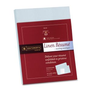 Southworth Linen Resume Mailing Envelopes