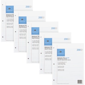 Sparco Notebook Filler Paper - Letter