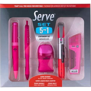 So-Mine Serve 5 in 1 Stationery Set