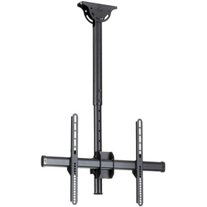 StarTech.com TV Ceiling Mount, Full-Motion Hanging Single Screen Vesa Mount for 32"-75" TVs / Displays - Height Adjustable Telescopic Pole