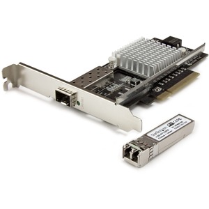 StarTech.com 10G Network Card - 1x 10G Open SFP+ Multimode LC Fiber Connector - Intel 82599 Chip - Gigabit Ethernet Card