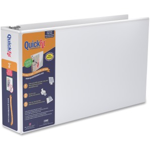 QuickFit D-ring Ledger Binder