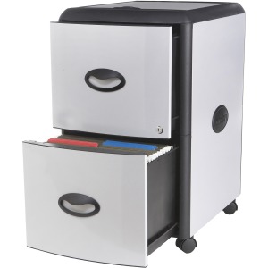 Storex Deluxe File Cabinet - 2-Drawer