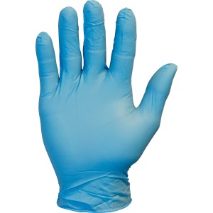 Safety Zone Powder Free Blue Nitrile Gloves