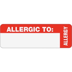 Tabbies Allergic To: Medical Wrap Labels