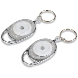 Tatco Reel Key Chain with Chrome Carabiner