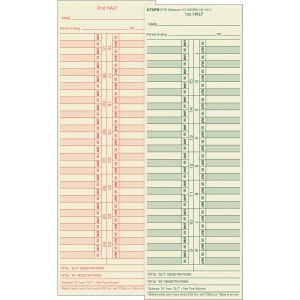 TOPS Semi-Monthly Time Cards