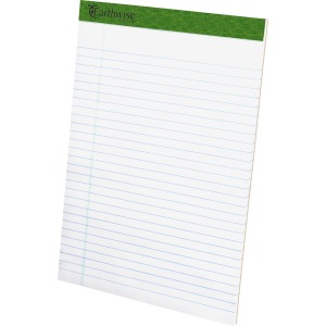 TOPS Recycled Perforated Legal Writing Pads
