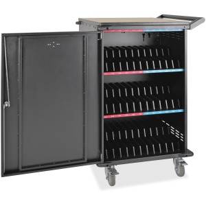 Tripp Lite by Eaton Multi-Device Charging Cart, 36 AC Outlets, Chromebooks and Laptops, Black