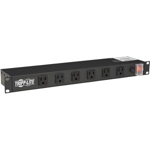 Tripp Lite by Eaton Power Strip Rackmount Metal 120V 5-15R Right Angle 12 Outlet 1U