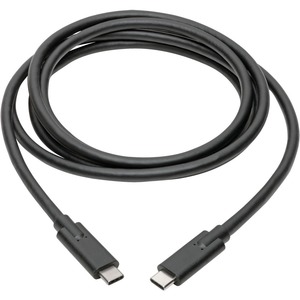 Tripp Lite USB-C Cable (M/M) USB 3.2 Gen 1 (5 Gbps) 5A Rating Thunderbolt 3 Compatible 6 ft. (1.83 m)