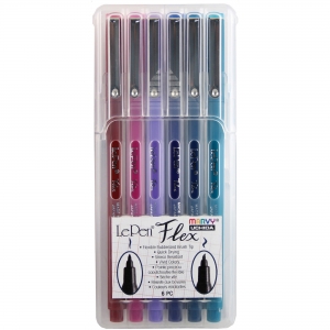 Marvy LePen Flex Brush Tip Pen Set