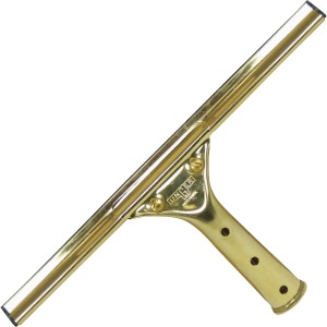 Unger 12" GoldenClip Brass Squeegee