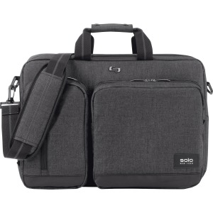 Solo Urban Carrying Case (Briefcase) for 15.6" Apple iPad Notebook - Gray, Black