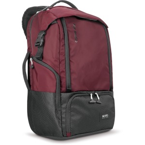 Solo Varsity Carrying Case (Backpack) for 17.3" Notebook - Burgundy