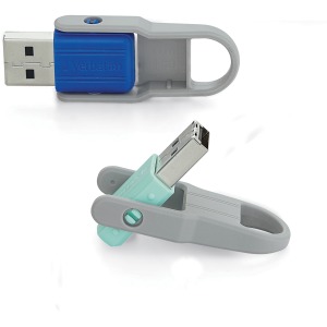 32GB Store 'n' Flip® USB Flash Drive - 2pk - Blue, Mint