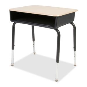 Virco 785 Open Front Student Desk with Book Box