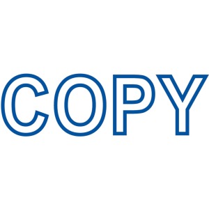 Xstamper COPY Title Stamp