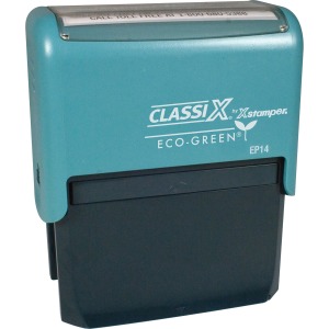 Xstamper ClassiX ECO Self-inking Message Stamp