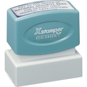 Xstamper Custom Endorsement Pre-inked Stamp