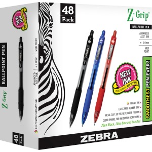 Zebra Pen Z-Grip Retractable Ballpoint Pens