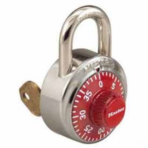 Combination Padlock With Control Key Feature, Red, Dozen, Please Note If You Dont Specify A Key Number Of A Existing  System  Its By Defiled A New System  