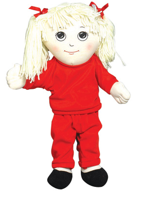 Sweat Suit Doll - Caucasian Girl