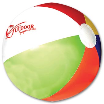 16  Multi Color Beach Ball