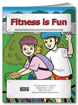 Fitness Is Fun Coloring Book