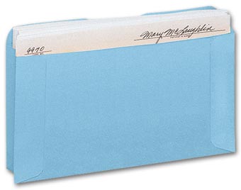 Expansion Card File Pocket, Blue