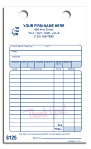 Register Forms, Fancy, Cash & Charge 2-part