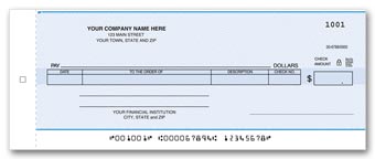 Compact General Disbursement Center Check