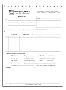  Transmittal 