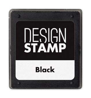 Black Ink Pad for Design Stamp