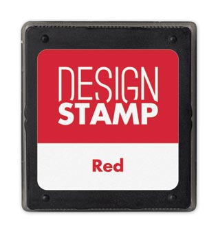 Red Ink Pad for Design Stamp