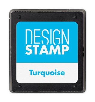 Turquoise Ink Pad for Design Stamp