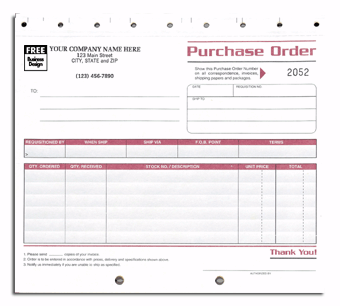 Purchase Orders - Small Image 2-part