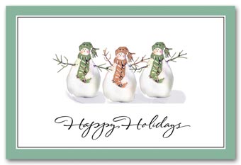 Lighthearted Christmas Postcard