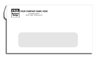 #6 3/4 Single Window Envelope