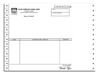 Classic Continuous Invoice 3-part