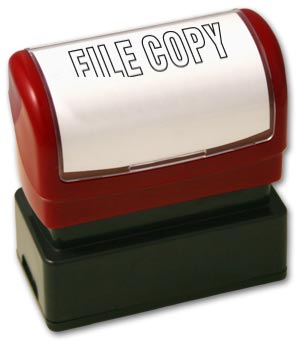 File Copy Stamp - Pre-Inked