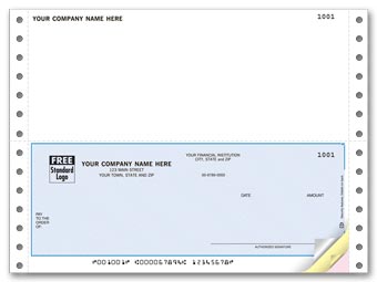 Continuous Bottom Multi-Purpose Checks